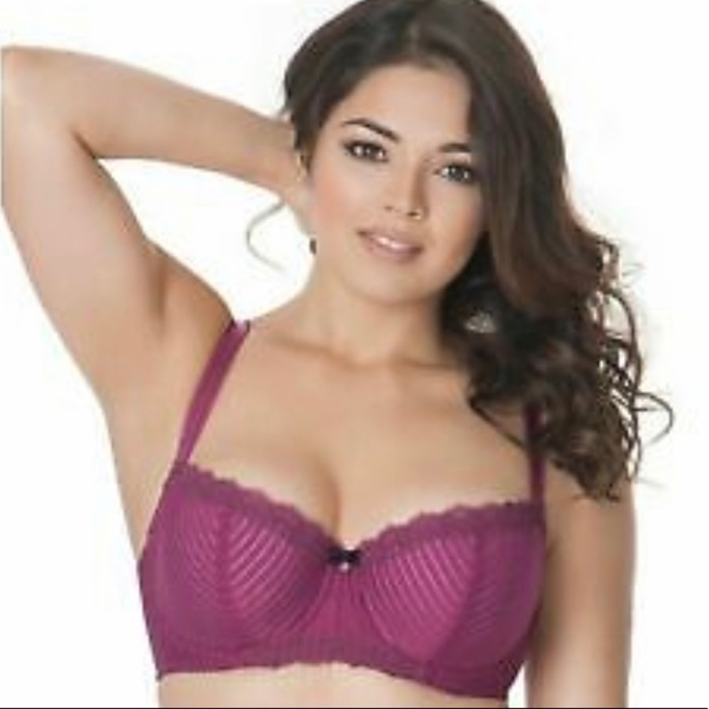 Curvy Kate Ritzy Berry Padded Balcony Bra 34FF